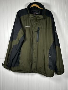 Zero x posur winter jacket/rain, jacket wonder windbreaker men’s size XXL green